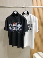 克罗心 2025夏季最新款，专柜同步有售，原单狠货，时尚休闲圆领短袖T恤，上身很有特点！吸睛而有亮点，进口原版面料，顶级刺绣工艺字母图案装饰Logo，简单而不失