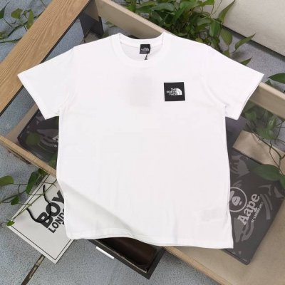 上新 款号 Tx262 2025新款The North Face背面Tnf山脉地势图图案Logo印花休闲情侣短袖T恤 轻奢高级 上身效果 绝绝子 采用220克纯