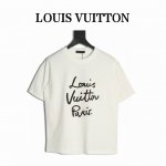 louis Vuitton 路易威登 Lv 25Ss 晕染签名短袖T恤 面料采用定制240G 26支特滑双股精棉平纹高密无尘全棉布料。前幅高密度加厚，走线平整，