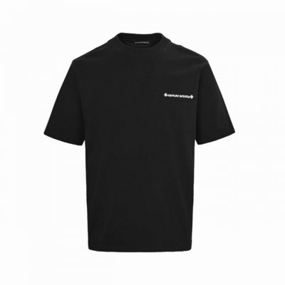 chrome Hearts 克罗心 25Ss 后背多标印花短袖 轻奢主义男女日常通勤穿搭必备单品正确版本欢迎对比详细特征 280克100%纯棉双纱汗布面料 配套