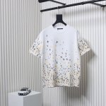 p180 Louis Vuitton/路易威登 25Ss 渐变满印小Logo短袖T恤 Logo标识精致升级，灵感源自八十年代复古 原版面料 官方同款 短袖T恤
