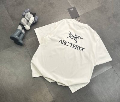 潮牌Arcteryx始祖鸟限定刺绣短袖T恤，Arctertx今年势不可挡，颠覆传统的户外设计。 采用百分百380克纯棉双纱面料，质感柔软顺滑，保持了始祖鸟出品的