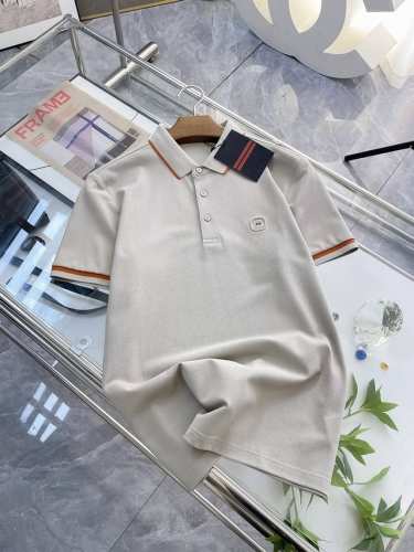 杰尼亚 %新疆长绒棉 面料柔软舒适透气 2025 夏季 限量款短袖Polo系列 ：-
