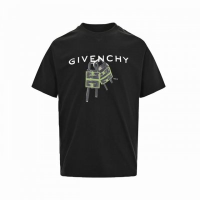 givenchy 纪梵希 23Ss 锁头字母印花短袖 采用50支双股精梳棉面料 32支索罗纳螺纹 进口白墨直喷工艺 字母处使用刻字膜压烫 定制辅料 size X