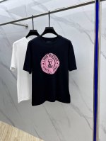 Louis Vuitton*路易威登 2025春夏新款首发专柜最新款短袖圆领T恤 高端订制 设计前卫时尚！品牌Logo重工艺设计 高端定制丝光长绒棉面料.手感柔