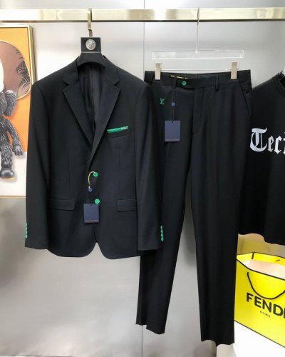 整套 P830 上衣 P580 西裤 P280 Lv 路易威登2025早春新款原单男士商务休闲西装套装 西服外套西裤 可拆开售卖官网同步售卖 高端定制 时尚百搭