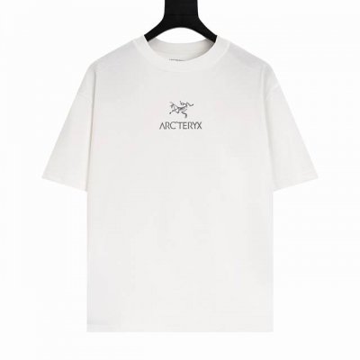 白底图 顶级版本-款号X19 Arc’Teryx始祖鸟Arc24Ss 胸前印花 Logo短袖T恤 采用60支双股，270G全棉面料。上身透气，绝不起球，手感柔软