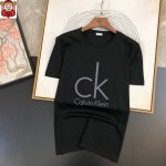 直 品牌 Ck 胖子福音 原单男士休闲短袖T恤，2025春夏新品，定制胸前顶级Logo 工艺、搭配整件细节 品质及剪裁设计都堪称一流，定制进口丝光棉面料！型格十
