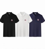 上新款号: M2002 Moncler 蒙口2025新款短袖翻领polo衫 定制：徽章绒标字母Logo 男女同款 采用定制丝光珠地棉面料 面料细腻舒适透气亲肤感