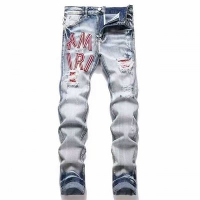 款号Cc819 Amiri Mx1高街牛仔裤修身长裤Fog高街男潮 Amiri 近年来高街成了男装里越来越频繁出现的词 高街风格也就成了大家搭配的重要方向 高街