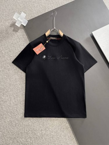 lss春夏新款圆领短袖 专柜同步 高端品质 独家定制面料 更加轻薄透气 定制Logo 时尚感强 黑色 白色 码数S-Xxl