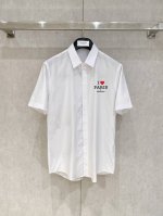 巴黎世家 专柜最新款男士必备款衬衫，100%天然棉，舒服透气，原单狠货，原版面料，柔软舒适，上身高端又奢华，足够场面的档次，这款衬衫无不骄傲的让你满意有面子 尺