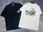 dior迪奥2025春夏新款印花字母Logo圆领短袖T恤 高版本高版本 280克精棉面料 全网独家首发 百搭款细节处理完美 进口印花Logo工艺 十分精致 原版