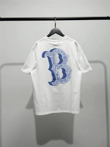 高品质！Mlb柜子新款立体斜字母短袖T恤！三标齐全，四联吊卡，原厂包装！通肩压条保证舒适性！2025Mlb Ny 立体斜字母 情侣圆领短袖高端品质 专柜1：1同