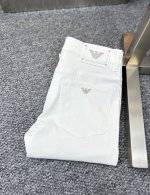 arm*阿玛尼 Ss25早春新款男士牛仔裤 面料弹性好。独家发售 官网同步 时尚优雅 采用原色酵母水洗工艺 精选进口重磅丹宁牛仔面料 配专柜五金装饰 真皮皮牌