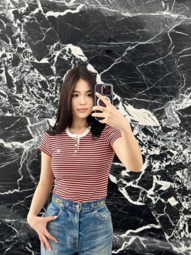 Celin* 25Ss春夏新款 知识分子时髦风气质条纹短袖T恤丨独家Yb开发 高版出品 复古海军条纹甜妹减龄运动少女单品 立体刺绣凯旋门低调奢华 进口定制面料质