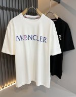 moncler蒙家 2025春夏最新男女同款贸易订单短袖T恤，全品相！！网红款！采用Logo图案压胶设计！上身舒适透气，不僵硬，整体有着丰富的立体感，品质出口订