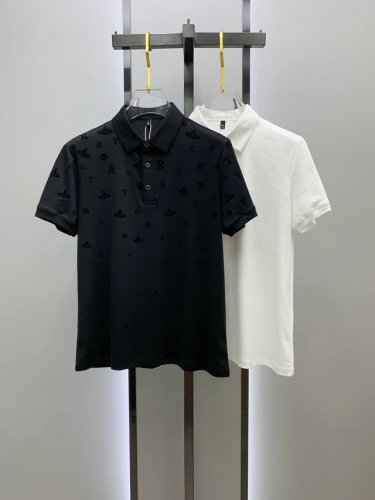 维特25Ss新款春夏短袖翻领T恤polo，最高版本客供定制高端朱地面料简单时尚款，螺纹拼色螺纹配色超级好看！经典Logo简单大方的款式！满满的高级感，四季可穿。
