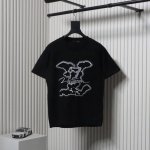 Louis Vuitton 路易威登 25Ss 云朵大字母Logo刺绣短袖 32支双纱280克高克重纯棉面料 同缸定织定染原版同色螺纹 进口机器万针饱满刺绣工艺