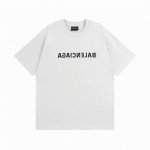 Balenciaga 巴黎世家2025 Ss 正印反镜像Logo字母印花短袖T恤 本市场No.1的质量 真正天花板品质 全部原版开发注意细节图 避免被盗图商家混