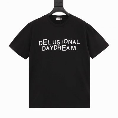 款号Y717 Celine赛琳Ce 24新款 Delusional 英文字母短袖T恤 原版杭州专柜4950购入，面料采用260克双纱爽滑全棉材质，印花采用进口裂
