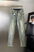 款号K67 Burberry -Bbr巴宝莉 致敬经典1856复古立体压花字母牛仔裤 1856限定版 外贸渠道货 定制面料 面料微弹 柔软舒适 版型极佳 挺阔有
