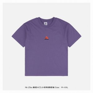 nike 25Ss 胸前Acg小标刺绣短袖 百分百纯棉 G汗布材质，透气舒适，进口机器刺绣，随意搓洗不褪色不变形，全套三标辅料齐全，百分百的重工好货，小哥哥小姐