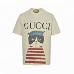 本地自取：160 gucci/古驰 25Ss 趣味卡通系列印花短袖 面料采用32支双纱240克重精梳棉，定制32支1*1螺纹，成衣两遍水洗处理，面料舒适亲肤无异