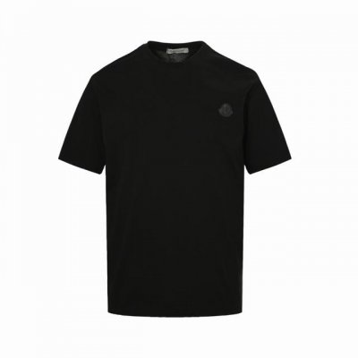 Moncler 蒙口 25Ss 胸口章仔后背字母印花短袖 面料采用32织双纱260克全棉材质，搭配1×1索罗那螺纹，不易变形，上身舒适透气，垂感佳，胸前后背定制
