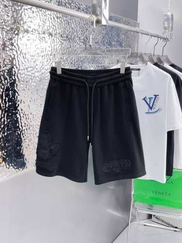 Ch 顶级货品2025夏季新款休闲短裤 官网同步发售 品牌经典Logo休闲裤 定制面料 舒适度极好 手触感强烈 辨识度极高 完美品相工艺 尺码 M-3Xl