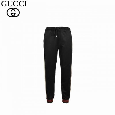 Gucci 古驰 经典织带Logo套装长裤 原版购入，完美还原。定织定染面料，侧边蛇纹Logo完美对位，区别市面错误版本，定制五金，水洗标，下摆袖口螺纹还原Zp