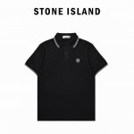 stone Island 石头岛 胸前小标Polo衫短袖T恤 品牌的标志是罗盘图案灵感来源于军服上的勋章，图案通常被印在服装的袖口领标或胸口等位置，Stone