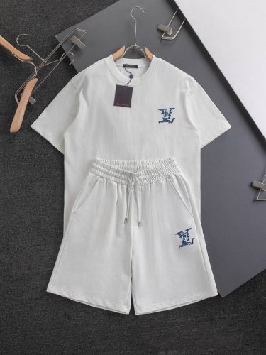 Louis Vuitton 路易威登 1V 驴家 微宽版型S-Xl 套装 lv 25Ss专柜同步上架 经典款 前后高端牛仔贴布复古斑斓绣花云朵字母刺绣Logo+