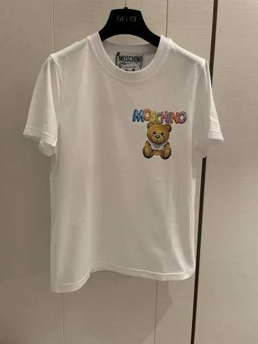mos新款反彩色字母印花休身短袖 定制Yb面料，舒适百搭，可可爱爱的小熊，人见人爱，潮人必备，尺码Xs S M P310