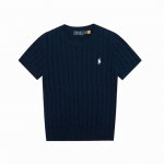 顶级品质 款号 Ds002# 全年不下架 拉夫劳伦Ralph Lauren圆领纯色小马刺绣Logo针织短袖 拉夫劳伦Ralph Lauren经典基础百搭四季款针