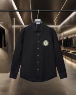 Dior 迪奥 爆款来袭 荧光Logo刺绣1947字母图案长袖衬衫 2025Ss官网新款长袖 衬衫 衬衣，精美刺绣Logo 高端版本，专柜定制面料 透气舒适度高