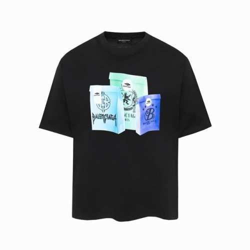 6121#P60，，Balenciaga巴黎世家印花短袖T恤 - 面料经过2次高温缩水固色 不变形不缩水不起球 -正确Os版型 不省面料 只做穿上有效果的高质量