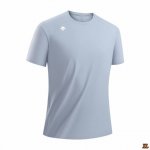Descente迪桑特 独家实拍上新夏季高品质四针六线夏季锦氨纶面料透气孔工艺运动T恤冰丝短袖加大码跑步健身薄款半袖舒适亲肤透气高弹冰凉 本季主打 货源充足 放