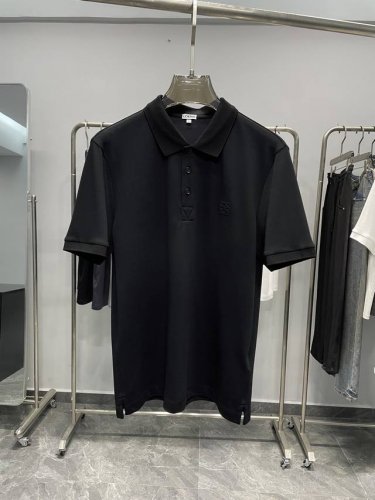 lw25Ss春夏新款珠地棉质混纺时尚轻薄翻领短Tee，男士经典浮雕Logo三粒扣休闲短袖Polo衫！贸易公司渠道稀出，领先官网发售！西班牙一线潮牌上线，都市休闲