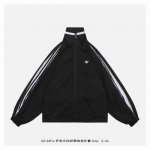 本地自取：360 adidas/阿迪达斯 24Fw 开合三杠织带夹克外套 定制定染70D平纹梭织面料，面料4级涂层工艺，正反采用一致面料，3D激光立体裁剪，田岛