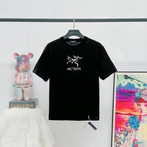 款号 S11 新款上架 新款Arc Teryx始祖鸟短袖T恤 前胸字母涂鸦鸟双重设计 潮酷时尚 32支双高克重纯棉洗水面料 双肩拉锁链底不缩水 不变形 经典百搭