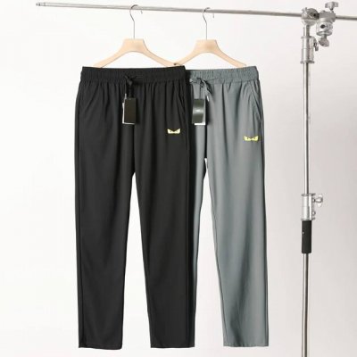Fendi 芬迪猫眼天丝直筒全弹力松紧休闲裤 口碑款25年的新款，供线下公司订单！！！ 每年都会出的基础款！！！ 主打轻奢、时尚、舒适，非常的好穿百搭！！！ 不