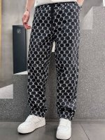 Lv 驴家 2025 春夏新款 时尚休闲裤 上身舒适透气 颜色: 棕色 黑色 码数:M-3Xl