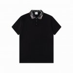 110 Bbr/巴博利 25Ss新款 经典斜格纹领Polo 230克重双纱全棉珠地 颜色：黑 白 杏色 豆绿 码数：S M L Xl Xxl