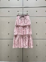 印花蛋糕裙 棉 Sml