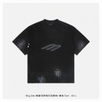 balenciaga 巴黎世家 24Ss 颓废3B字母印花短袖-黑色 采用特定重磅32S300G精棉平纹针织定染对色面料 定织十字拉架罗纹对板同缸染色确保无色差