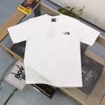 上新 款号：Dg25642 2025新款The North Face北面Tnf后背窗花图案Logo字母印花休闲情侣短袖T恤，经典图案设计，朋克不羁！！采用250