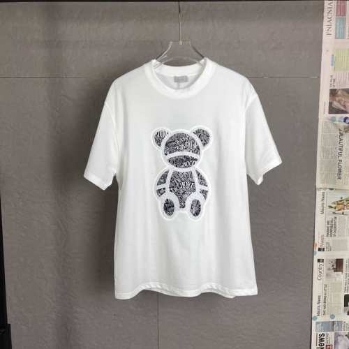 C09 迪奥 25Ss 300克重早春新款字母Logo印花短袖轻奢主义 男女日常通勤穿搭必备单品正确版本欢迎对比详细特征 100%纯棉双纱汗布面料 同缸定染特种