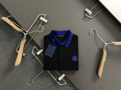 L牌*合身版型M-Xxxl 2025春夏顶级经典领口提花刺绣polo短袖 精致工艺专柜面料 顶级元素融合打造 经典短袖3标齐全 潮男时尚 无论是上身舒适度还是都