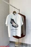 L054 Ba 巴黎世家 25Ss新款Basketball Sneaker做旧平纹针织廓形T恤！ 码数：0.1.2.3. 三标齐全